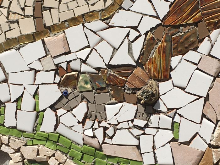 Tree of Squirrels Mosaic detail - ground squirrel