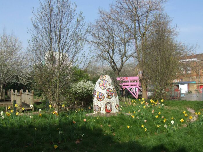 Old Tidemill gardens landscape